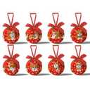 Corgi Christmas Decor - Cute Dog Christmas Tree Decorations Corgi Ornaments Hanging Balls, Cute Decorations Ball 2.36 Inch for Xmas Tree Party Home Holiday，Xmas Gifts Set of 16Pcs
