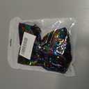 Love Fairy Girl's 8'' Fashion Big Bow Hairpin Sequins Hair Clip for Daily Life Travel Party Festivals (Black Colorful)