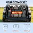 DOKIO 100W Portable Foldable Solar Panel Kit (19x26in, 5.3lb), with Separate Controller and Dual USB, Monocrystalline Charger for 12V Batteries & Power Stations, RV Camping Trailer Emergency Backup