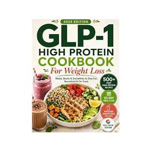 GLP-1 Plant-Based Cookbook: High-Protein & Gentle Recipes for Weight Loss, Digestion, & Wellness Paperback
