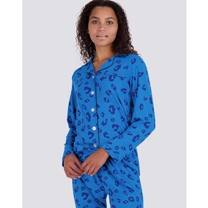 Real Essentials: Women's Large Pajamas Set Button Down Pants Soft Matching Sleepwear, L