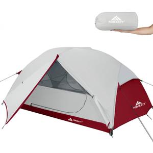 Forceatt Tent for 2 and 3 Person is Waterproof and Windproof, Camping Tent for 3 to 4 Seasons,Lightweight Aluminum Pole Backpacking Tent Can be Set Up Quickly,Great for Hiking