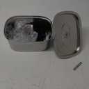 Cat Water Fountain Stainless Steel: 3.2L/108oz Pet Foundatin Water Bowl for Cats Inside Automatic Dog Drinking Dispenser Dish Animal Feeding & Watering Supplies Waterfall with 1 Replacement Filter