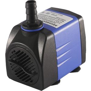 AQUANEAT Small Fountain Pump, 265 GPH Submersible Water Pump for Aquarium Fish Tank, Outdoor Water Fountain, Hydroponics, Pond Filter Pump
