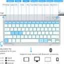 MMK for iPad Air 13 inch Keyboard (M3 2025 / M2 2024), iPad Pro 12.9 Case with Keyboard (5/6th Gen) & Backlit Bluetooth Wireless with Pencil Holder - Grey (Gray)