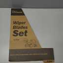 OEM Quality Windshield Wiper Blades, 18 and 18 DSV Standard Car Wiper Blades With Universal U/J Hook Only, Automotive Replacement Wiper Blades for my Car, Water Repellency Wiper Blade, Pack of 2