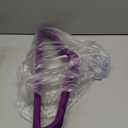 UNIWARE Flocked Suede Hanger, Grooved Bar (12, Orchid)