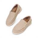DREAM PAIRS Boys Dress Shoes Slip-On Loafers Casual Flat Shoes ,Size 5 Big Kid,Khaki,