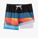 BRISIRA Boys Swim Trunks Bathing Suit Compression Boxer Brief Liner Swim Shorts Swimsuit Anti-Chafe Toddler Kids Youth Teen, Size -14-16Y