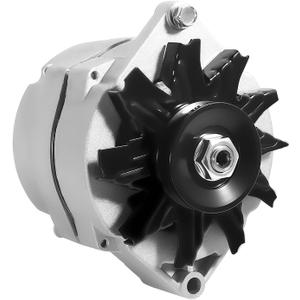 GM 1 Wire Alternator Self Exciting New Delco One Wire 10SI SBC BBC 63A Compatible with Chevy 350 GM Ford Replace# 334-2614 1100125 ADR0325 400-12370 7127SEN