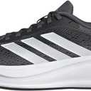 adidas Women's Response Pace Running Sneaker (8.5, Black/White/Silver Metallic)