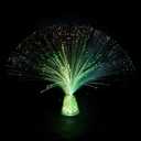 13 inch USB Corded Ice Fiber Optic Mood Novelty Lamps Lighting Glacier Lite with Color-Changing Crystals Base (USB)