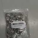100PCS Key Rings Bulk, Split Key Rings, Keychain Rings and Crafts 1 inch (25mm)