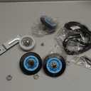 Sikawai DC97-16782A Dryer Parts Fit for Samsung Dryer Roller Replacement kit DV45H7000EW/A2 DV42H5000EW/A3 Includes DC97-16782A Dryer Roller 6602-001655 Dryer Belt DC93-00634A Idler Pulley