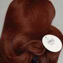 testar Copper Wig for White Women Lace Hairline Auburn Wig Middle Part Red Wigs Burgundy Wigs Reddish Brown Wig Long Wavy Synthetic Wigs for Cosplay 26IN