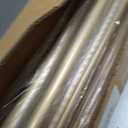 Tension Curtain Rod 41-165" Heavy Duty No Drilling Adjustable Golden, 1.26"