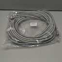 Miucui [10-Pack 48 Inch] 1/2" FIP x 3/8" COMP Faucet Supply Lines, Bathroom Faucet Hose Connector, 304 Stainless Steel Braided Water Supply Line