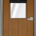 WdFour Side Door Curtains for Window, Room Darkening Solid Color Door Covering for Glass Sidelight Curtain Tie up Shade 14W x 42L Inches, 1 Panel, Black