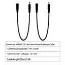 IMIYORE 1.6ft DC7.4x5.0mm Male to Female DC Power Extension Cord for Monitor Printer Projector Laptop and Other Devices Power Connection and Extension 2pcs
