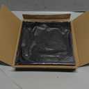 URMONA 19'' x 19'' Waterproof Silicone Under Sink Mat Cabinet and Counter Protector, Shelf Liner for Kitchen and Bathroom, Storage and Organizers, Litter Mat, Pet Cat Puppy EssentialsBlack