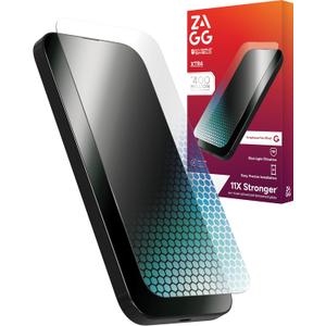 ZAGG XTR4 Screen Protector for iPhone 16 Pro - 11x Stronger Tempered Glass, Blue Light Filtration, Anti-Reflective Technology, Graphene Reinforced, InvisibleShield, Easy Dust-Free Installation