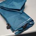 BONZER Outdoor Curtains for Patio Water Resistant Heavy Privacy Light Filtering Grommet Outside Curtains for Porch, Pergola, Gazebo, 1 Panel, 54W x 84L inch, Teal