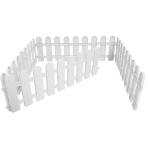 Kisangel 4pcs Tortoise Enclosure Fence Panel, Plastic Pet Fence Barrier for Small Animals Guinea Pigs Reptiles Outdoor Garden Backyard Set