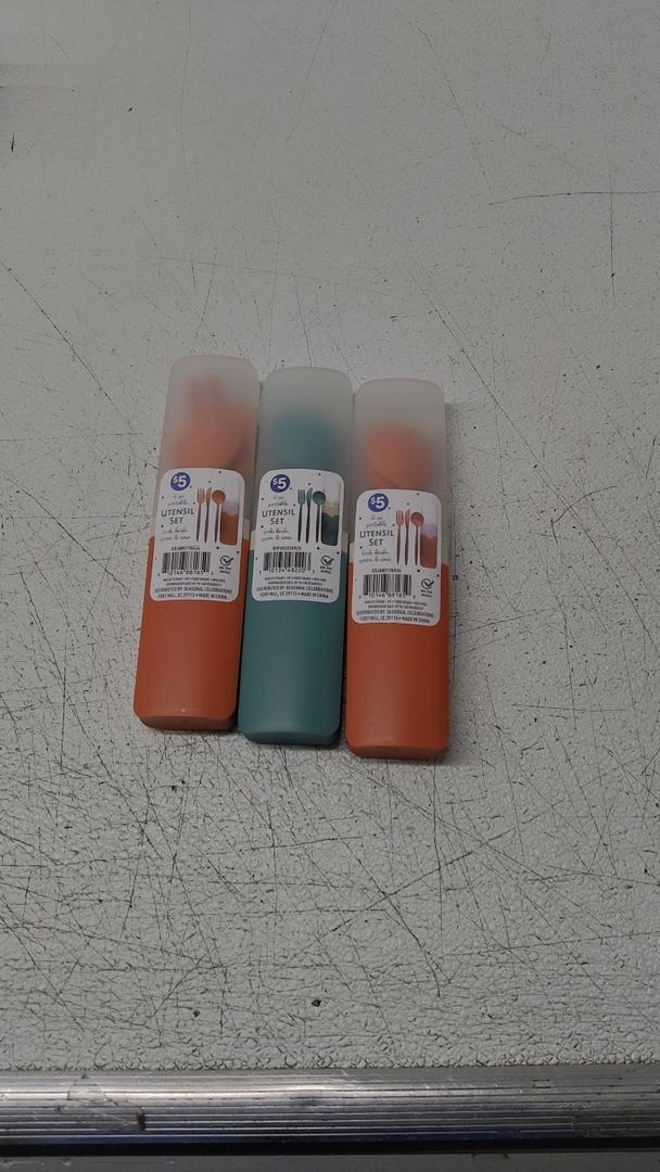 4Pc Portable UTENSIL SET, 3 PACK