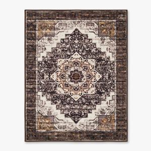 Indoor Boho Area Rug | Home Decor for Entryway, Bedroom, Living Room, Office, Kitchen | Non Slip, Soft, Printed Accent Rugs, 2x3