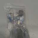 Jetland Arched Hammered Cabinet Pulls - 4-Pack, Aged Silver, 4" Hole Centers, Rustic Solid Cast Handle Pulls for Dresser Nightstand Furniture, HT0611OS102