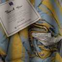 Lush Decor Dolores Reversible Cotton Quilt Queen Size 3 Piece Set Full/Queen Yellow & Blue - Tropical Bedding Set Queen - Floral Quilt - Cottage Decor