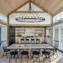 Black Extra Large Wagon Wheel Chandelier, 60 inch 36 Lights Farmhouse Chandelier, Industrial Candle Round Pendant Light Fixture for High Ceiling Living Room Dining Room Outdoor Porch Entryway Hallway