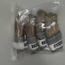 Hcpet Dog Shoes for Dogs, Dog Booties for Dogs, Anti-Slip Dog Boots & Paw Protectors for Hot Pavement Winter Snow Hiking with Reflective Straps Khaki Size 1, 4PCS (Width 1.37 in)