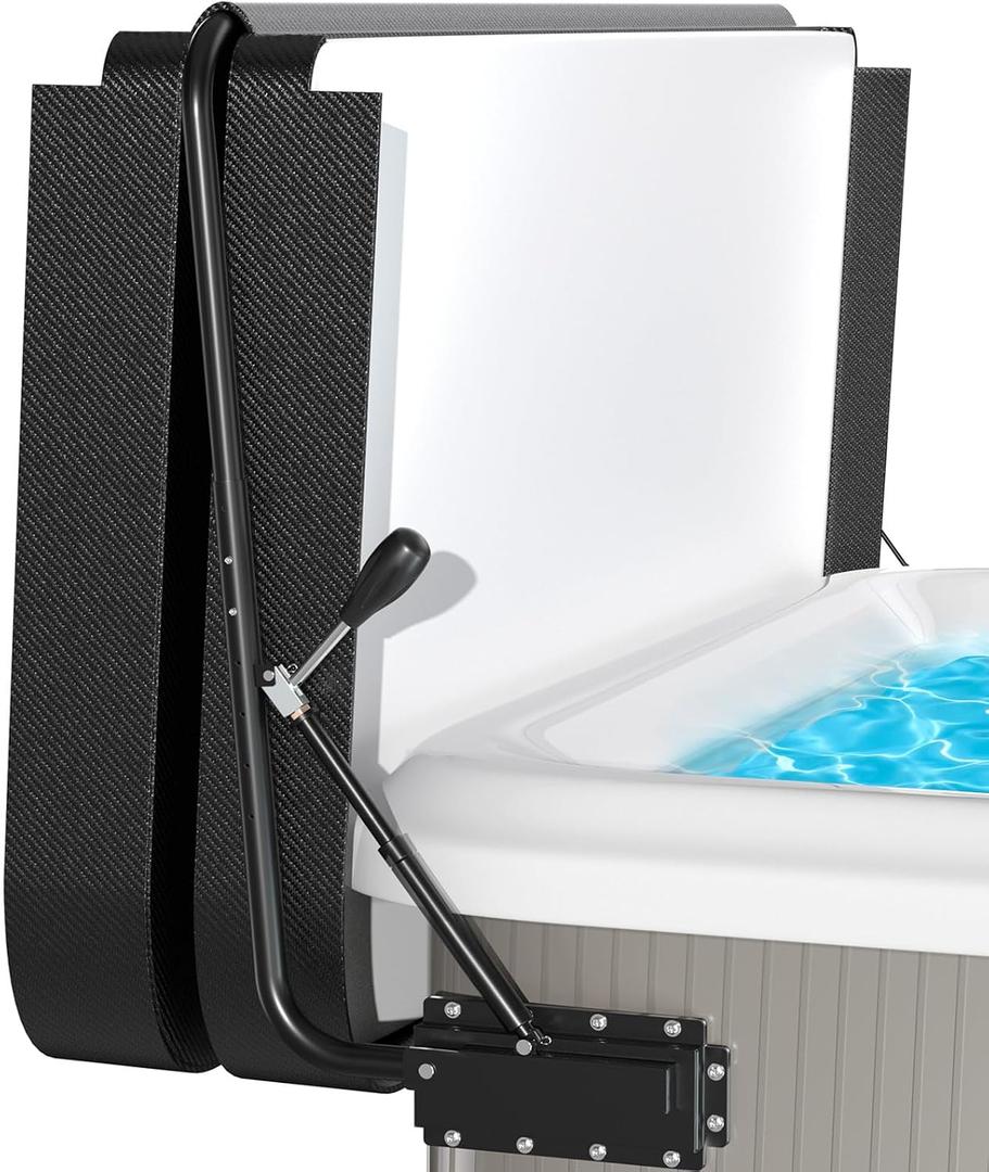 Hot Tub Cover Lift Spa Cover Lifter Hot Tub Accessories Universal Heavy-Duty Spa Lid Cover Lift Removal System