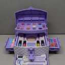 PERRYHOME Kids Makeup Set for Girl 56 Pcs Washable Real Cosmetic, Non-Toxic Frozen Toys Toddler Makeup Kit, Princess Dress up Christmas & Birthday Girl Gift for 3 4 5 6 7 8 9 10 11 12 Year Old Girls