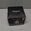 PARACITY Glass Teapot Stovetop 22 OZ/650ml, Tea pot with Removable 18/8 Stainless Steel Infuser, Borosilicate Clear Tea Kettle, Teapot Blooming and Loose Leaf Tea Maker Tea Brewer for Camping, Travel