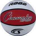 Champion Sports Rubber Junior Basketball, Heavy Duty - Pro Style Basketballs Premium Basketball Equipment, Indoor Outdoor - (Size 5 - Red, White, Blue)