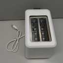 Elite Gourmet ECT-1027 Cool Touch Toaster, 7 Toast Settings, Cancel Functions, Slide Out Crumb Tray, Extra Wide 1.5" Slots for Bagels Waffles, Specialty Breads, Puff Pastry, Snacks, White