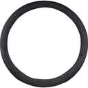 Car Semi Truck Van Leather Steering Wheel Cover Fits 14 15 16 17 18 19 Inch Maximum Grip Non Slip Durable Universal Fit for Most Vehicles (47cm/18.5in,Black)