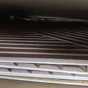 JBER Acoustical Wall Panels - 6 PCS 23.6 X 23.6 Inches Wood-Pattern Printing Sound Absorbing Panels, Large Self-Adhesive Decorative Soundproof Wall Panels for Studio,Home & Living Room(Teak) (72"48")