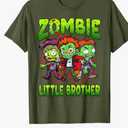Zombie Little Brother Halloween Costume Family Matching T-Shirt Small
