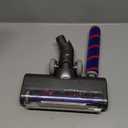 Updated Motorized Brush with Headlights for Dyson V6 Series DC59 DC62 Vacuum Cleaners,Two Rollers Replacement Head of Soft & PP Bristles Roller, Motorhead Attachment for Wood Floor, Carpet Cleaning