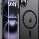 SUPFINE Magnetic for iPhone 16 Plus Case Black