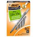 BIC Round Stic Xtra Life Ballpoint Pen, Ultra Long Lasting and Consistent Ink Flow, 40-Count in Black Ink