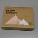 KeaBabies 2-Pack Baby Crib Sheets for Boys, Girls - 52x28 Viscose Derived from Bamboo Toddler Bed Sheets Neutral, Fitted Crib Mattress Cover for Standard Baby Bedding, Soft & Cozy (Butterflies)