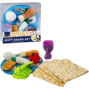 Rite Lite Passover My Deluxe Soft Seder Plate Set | Passover Gifts Jewish Seder Pesach Decor Educational & Fun Toys for Kids Holiday Party Favors Goodie Bag Rewards Playful Learning Hours of Fun!