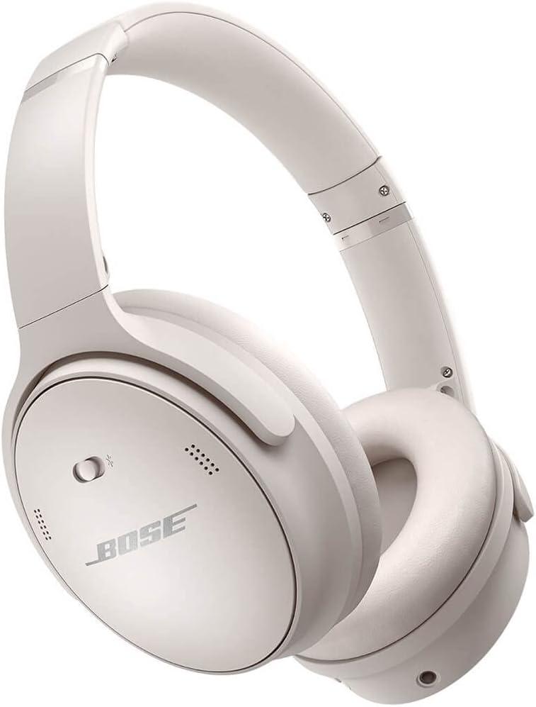 Bose QuietComfort 45 Wireless Bluetooth Noise Cancelling Headphones, Over-Ear Headphones with Microphone, Personalized Noise Cancellation and Sound, White Smoke,Defective,, Unresponsive