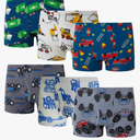 Family Feeling Little Boys' Cotton Boxer Brief Soft Underwear 6 pcs 120