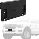 Front License Plate Frame Compatible with Ford Ranger 2024 2025 2026(Exclude Raptor), Bumper License Frame Holder Mounting Bracket, Replace # N1WZ17A385N FO1068206