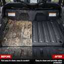 Cargo Bed Mat Liner for Honda Pioneer 1000-3 1000-6 2016-2025 | TPE, Anti-slip Cargo Liner Slush Liner, All Weather Protection, Not for 1000-5, Easy Clean, Extra Edge, Precision Fit
